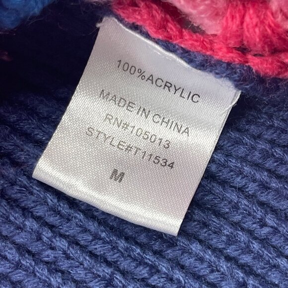 Andree by Unit Chasing Rainbows Crochet Tank Top‎ Women's Size Medium Retro Boho - Picture 7 of 8